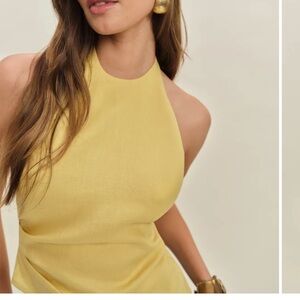 Reformation Reese Linen Top